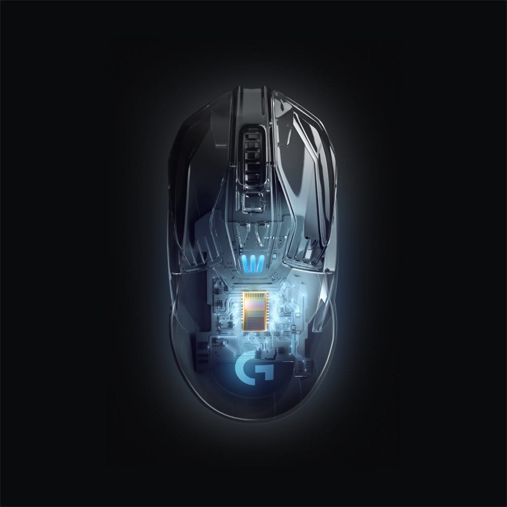 Logitech G903 Lightspeed | Ambidextrous Draadloze Gaming Muis | RF-Draadloos + USB-A | 25.600 DPI | Zwart - Afbeelding 4