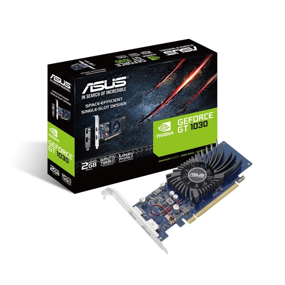 Asus GeForce GT 1030 | 2GB DDR5 VRAM | Low Profile | Videokaart | GPU | Nvidia - Afbeelding 3