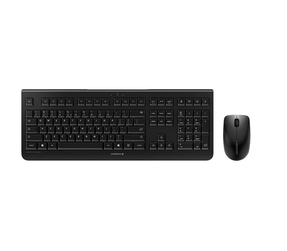 CHERRY DW 3000 | Draadloze Muis- en Toetsenbordcombo | USB-ontvanger | QWERTY US | Zwart - Afbeelding 3
