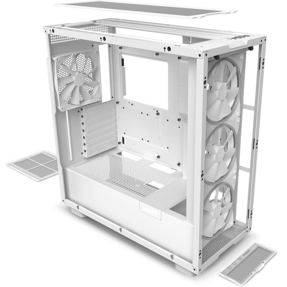 NZXT H7 Elite RGB | ATX Midi Tower Behuizing | Wit - Afbeelding 5