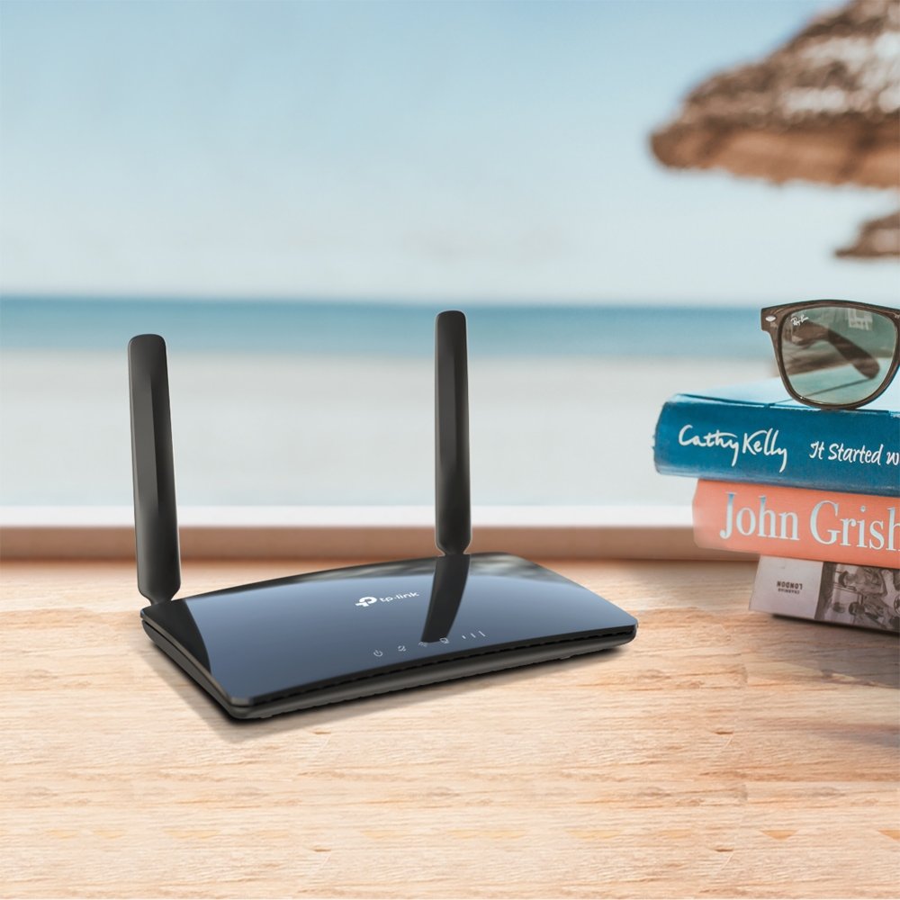 TP-Link Archer MR400 | Draadloze Dual-band Router (2.4 GHz / 5 GHz) | 4G LTE Modem | AC1200 (tot 300 + 867 Mbit/s) | Zwart - Afbeelding 7