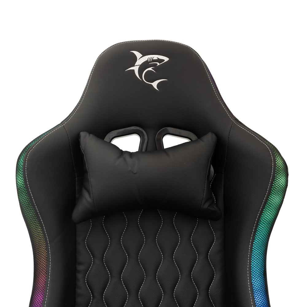 White Shark Indianapolis | Gamingstoel met RGB-verlichting | Belastbaar tot 120 kg - Afbeelding 6