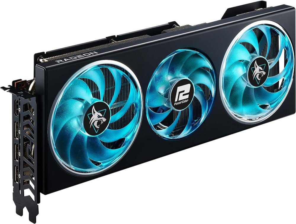 PowerColor Hellhound RX 7800 XT 16G-L/OC | 16GB GDDR6 VRAM | GPU | AMD | Overclocked