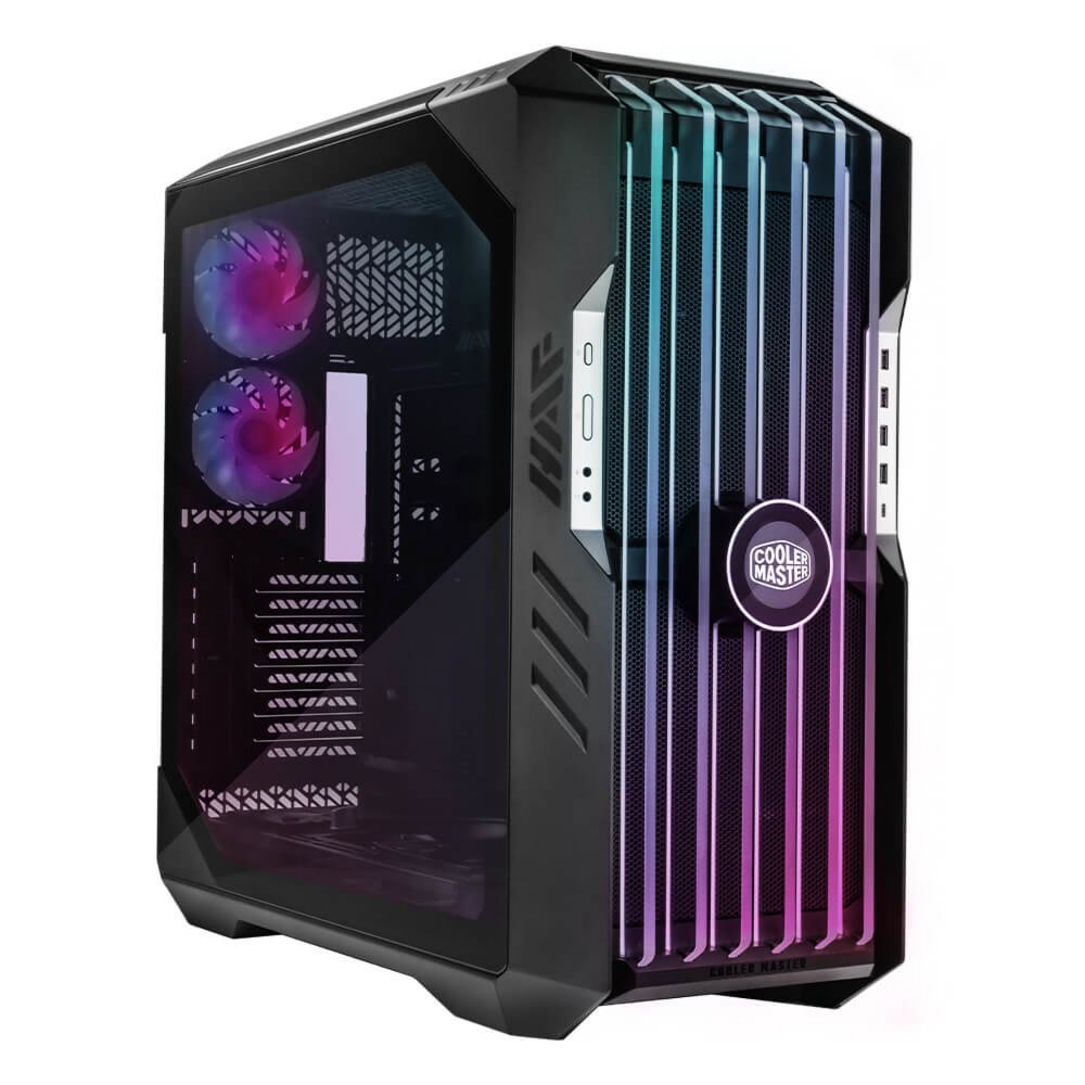 Cooler Master HAF 700 EVO | Full Tower Behuizing | Grijs | Panoramisch TG Paneel | ARGB & LCD Front Display - Afbeelding 2