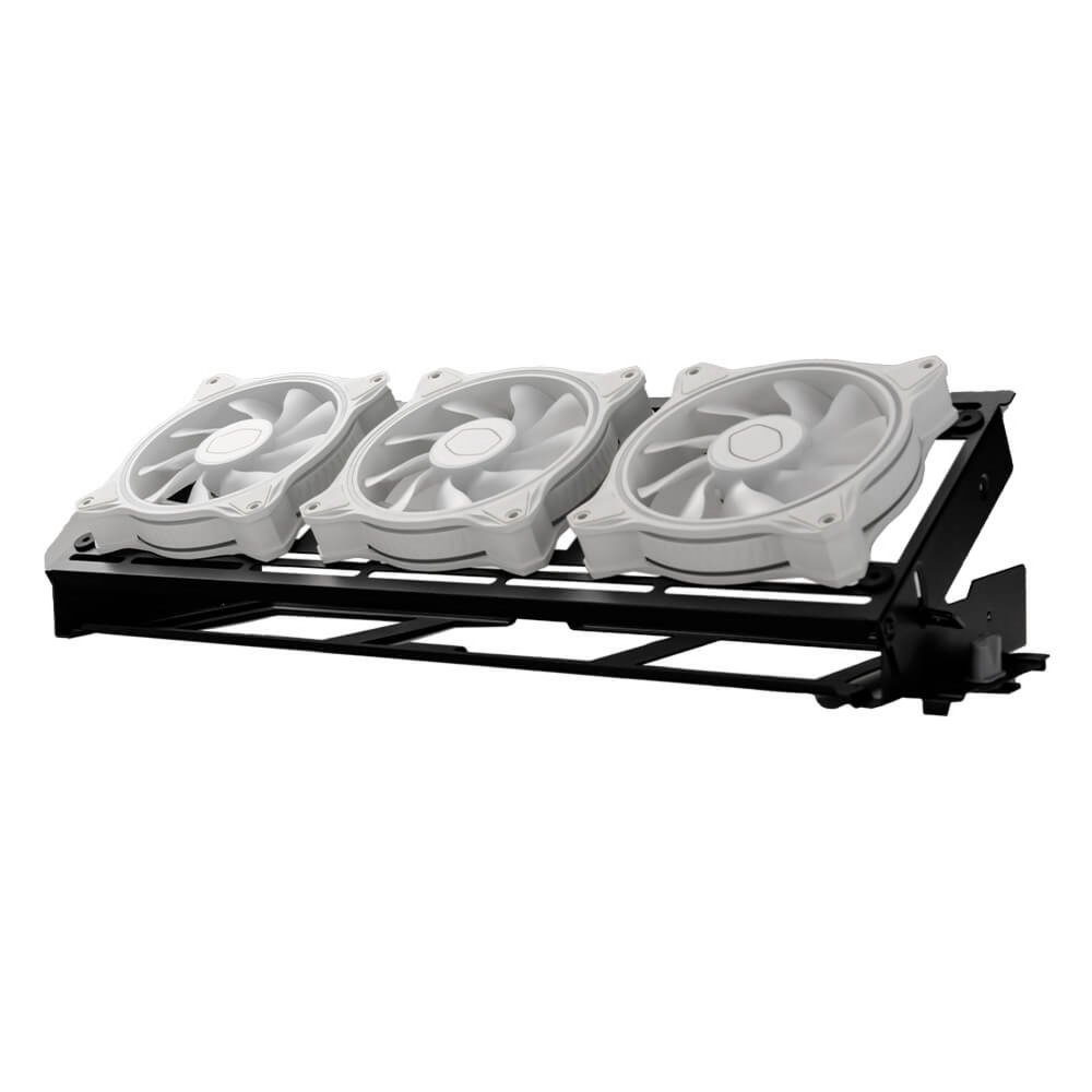 Cooler Master HAF 700 EVO | Full Tower Behuizing | Grijs | Panoramisch TG Paneel | ARGB & LCD Front Display - Afbeelding 12