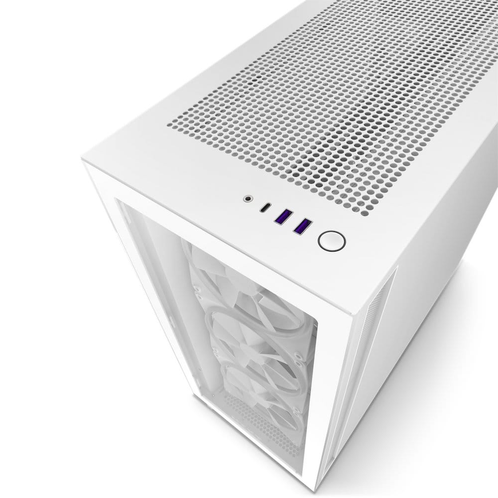 NZXT H7 Elite RGB | ATX Midi Tower Behuizing | Wit - Afbeelding 3