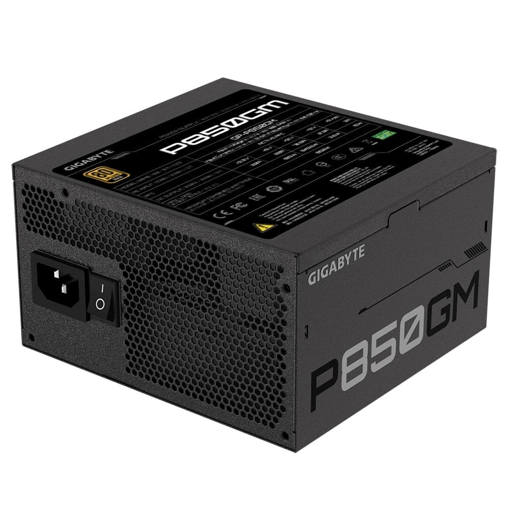Gigabyte P850GM | 850W ATX Voeding (20+4 pin) | Zwart - Afbeelding 5