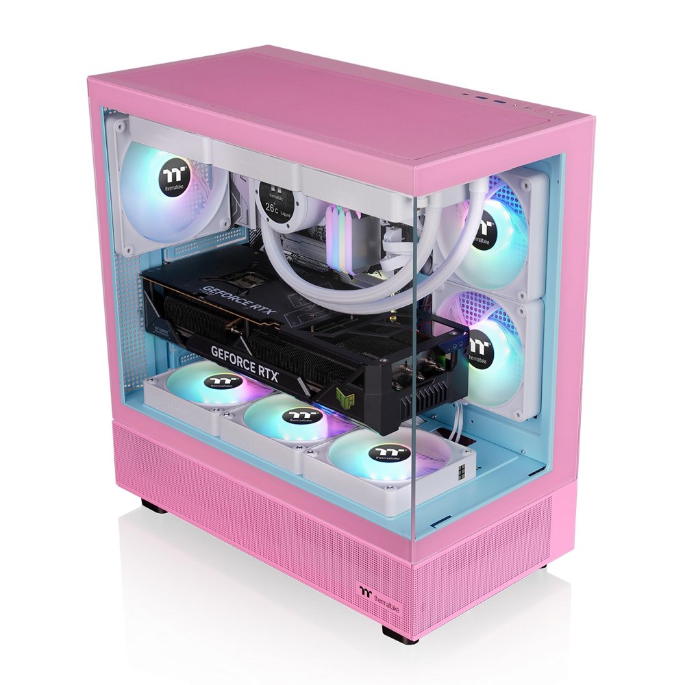 Thermaltake View 270 TG ARGB | Mid Tower Case | Bubble Pink (CA-1Y7-00MAWN-00) - Afbeelding 7