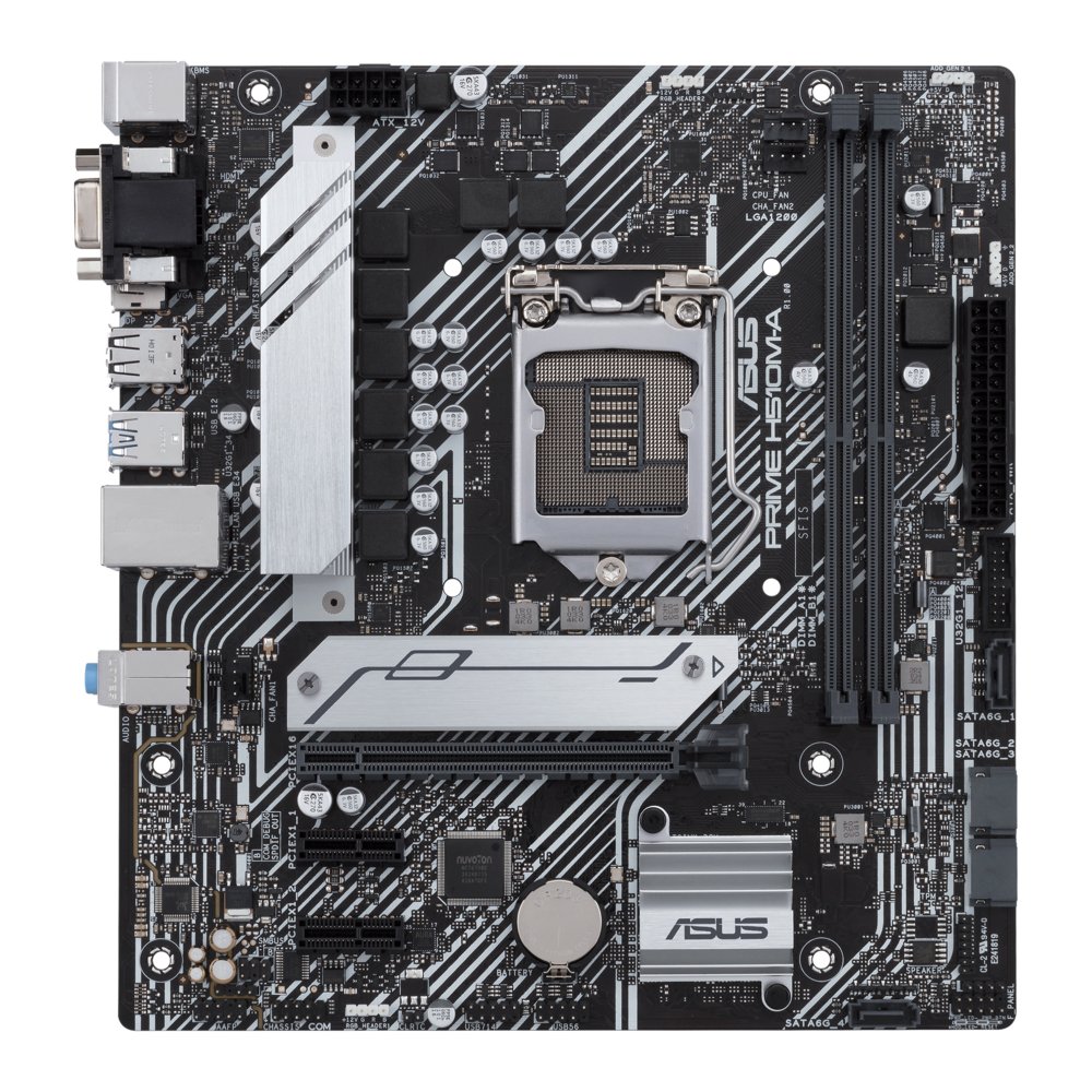 ASUS PRIME H510M-A ARGB | Socket LGA 1200 | Intel H510 | 2xDDR4 | Micro-ATX | Moederbord - Afbeelding 3