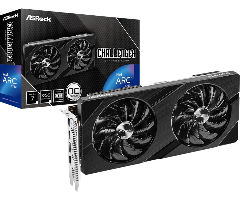 Asrock Intel Arc A750 Challenger D OC | 8GB GDDR6 VRAM | Videokaart | GPU | Nvidia - Afbeelding 7