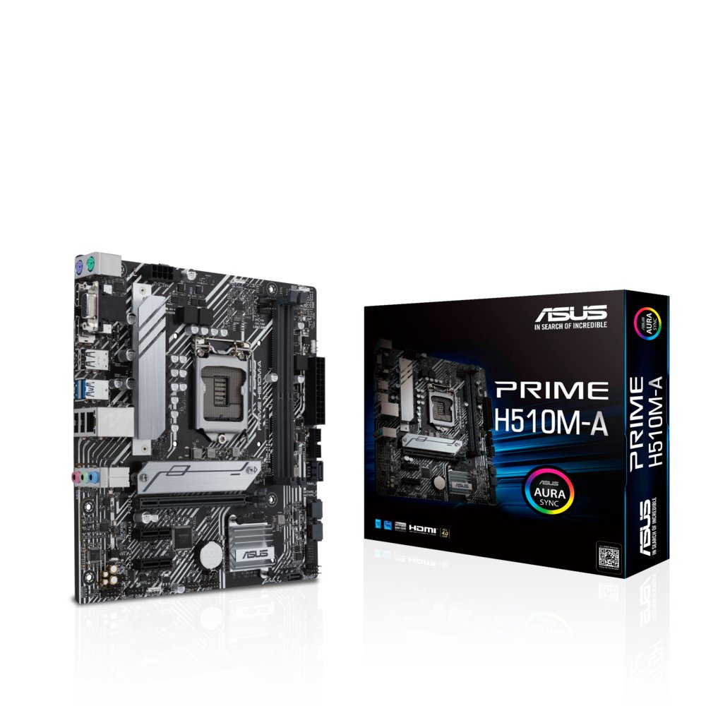 ASUS PRIME H510M-A ARGB | Socket LGA 1200 | Intel H510 | 2xDDR4 | Micro-ATX | Moederbord - Afbeelding 8