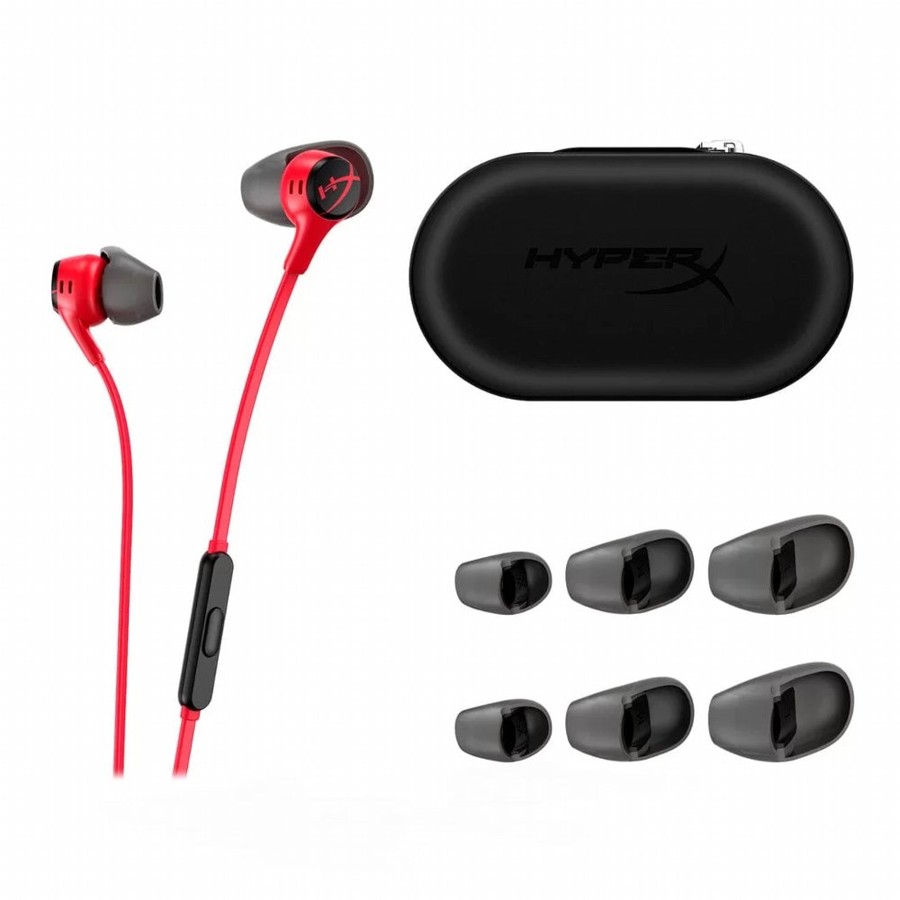 HyperX HyperX Cloud Earbuds II | Bedrade In-ear Gaming Headset | 3.5mm | Rood - Afbeelding 3