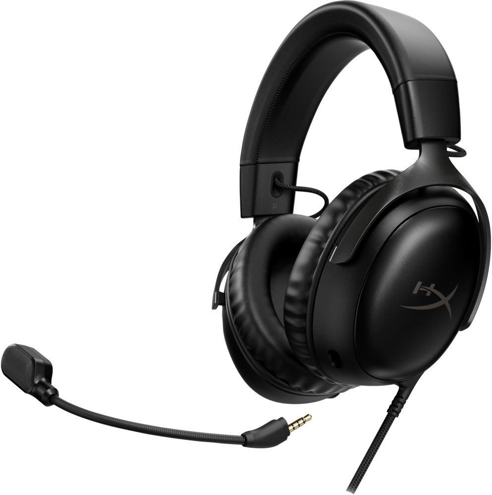 HyperX Cloud III | Bedrade Over-ear Gaming Headset | 3.5mm + USB-A + USB-C | Zwart - Afbeelding 4