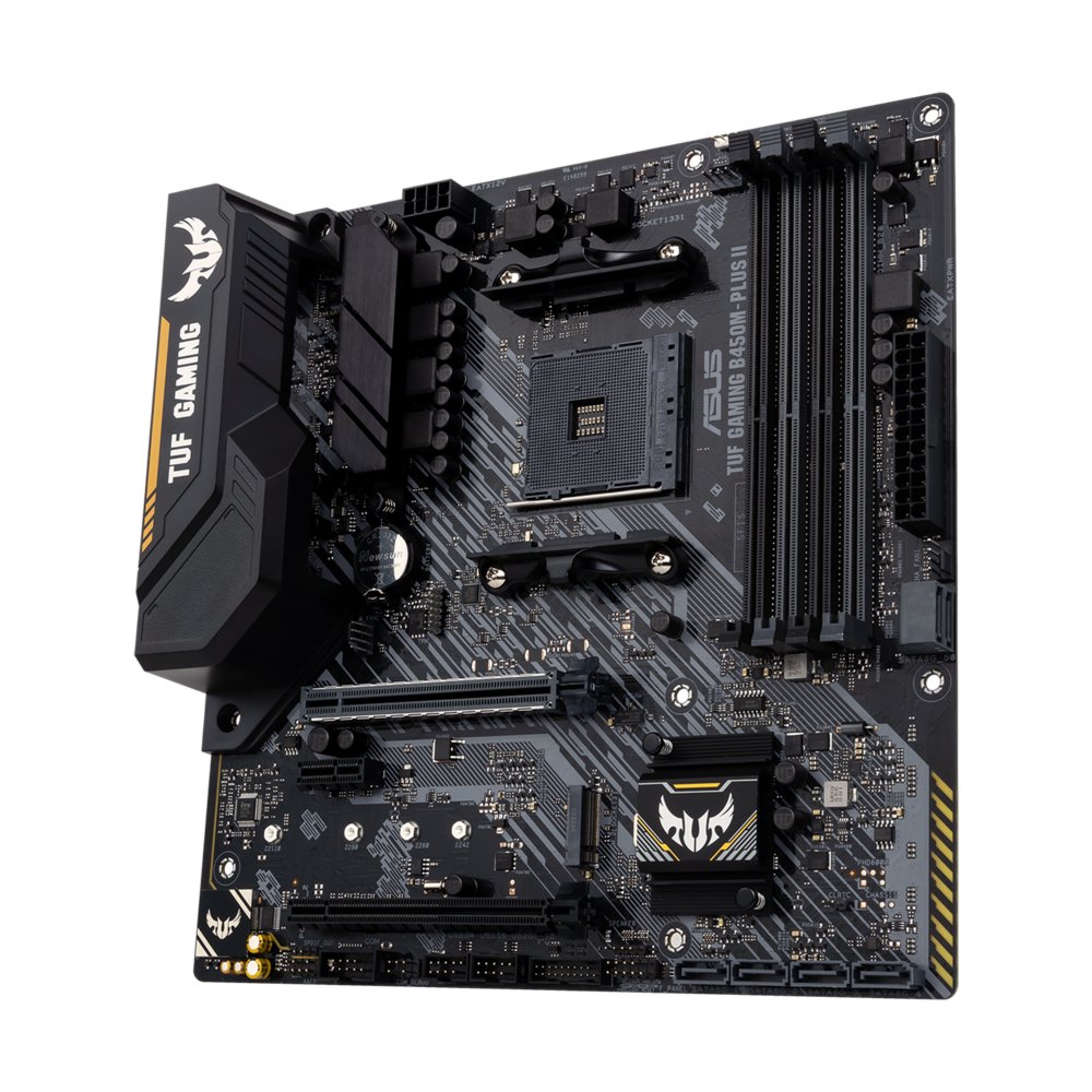 ASUS TUF Gaming B450M-Plus II | Socket AM4 | AMD B450 | 4xDDR4 | Micro-ATX | Moederbord - Afbeelding 4