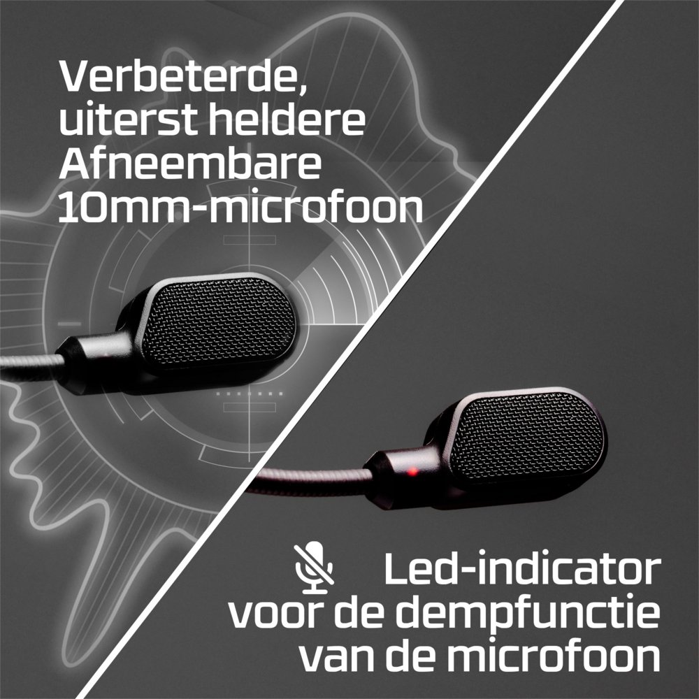 HyperX Cloud III | Bedrade Over-ear Gaming Headset | 3.5mm + USB-A + USB-C | Zwart/Rood - Afbeelding 6