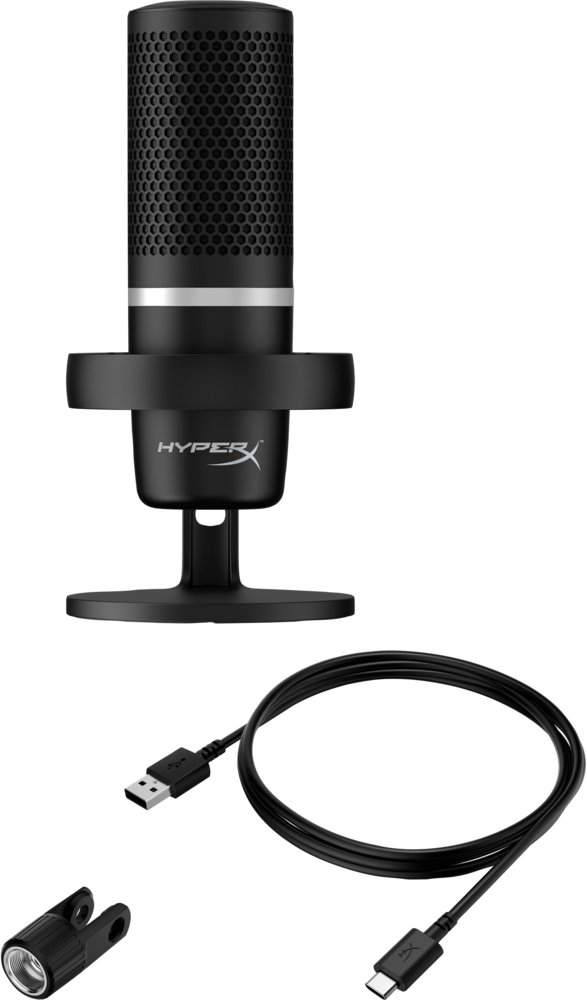 HyperX DuoCast | USB-microfoon | RGB-verlichting | Voor pc en console | Zwart - Afbeelding 5