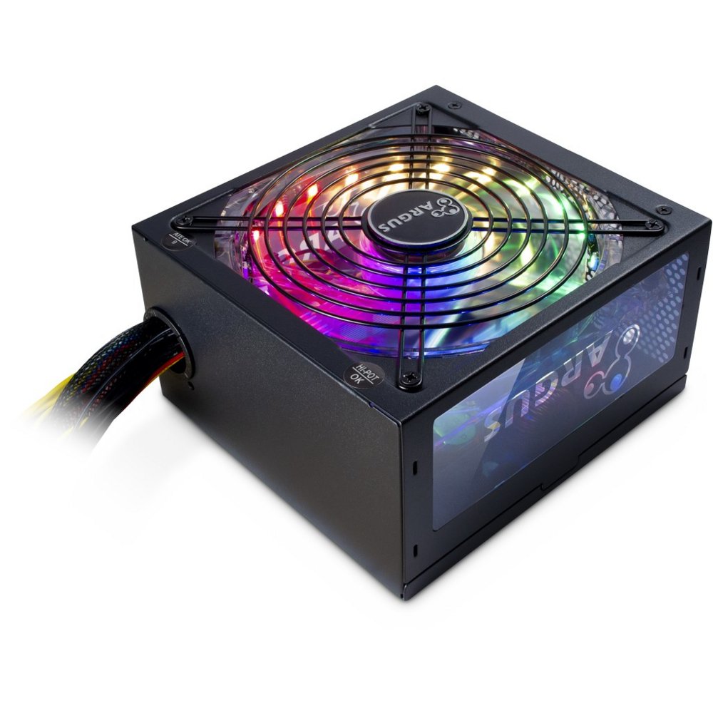 Inter-Tech Argus RGB-700W II | 700 Watt Bronze ATX PSU | Power Supply | Voeding
