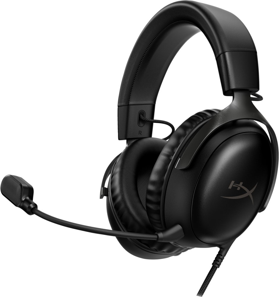 HyperX Cloud III | Bedrade Over-ear Gaming Headset | 3.5mm + USB-A + USB-C | Zwart - Afbeelding 3