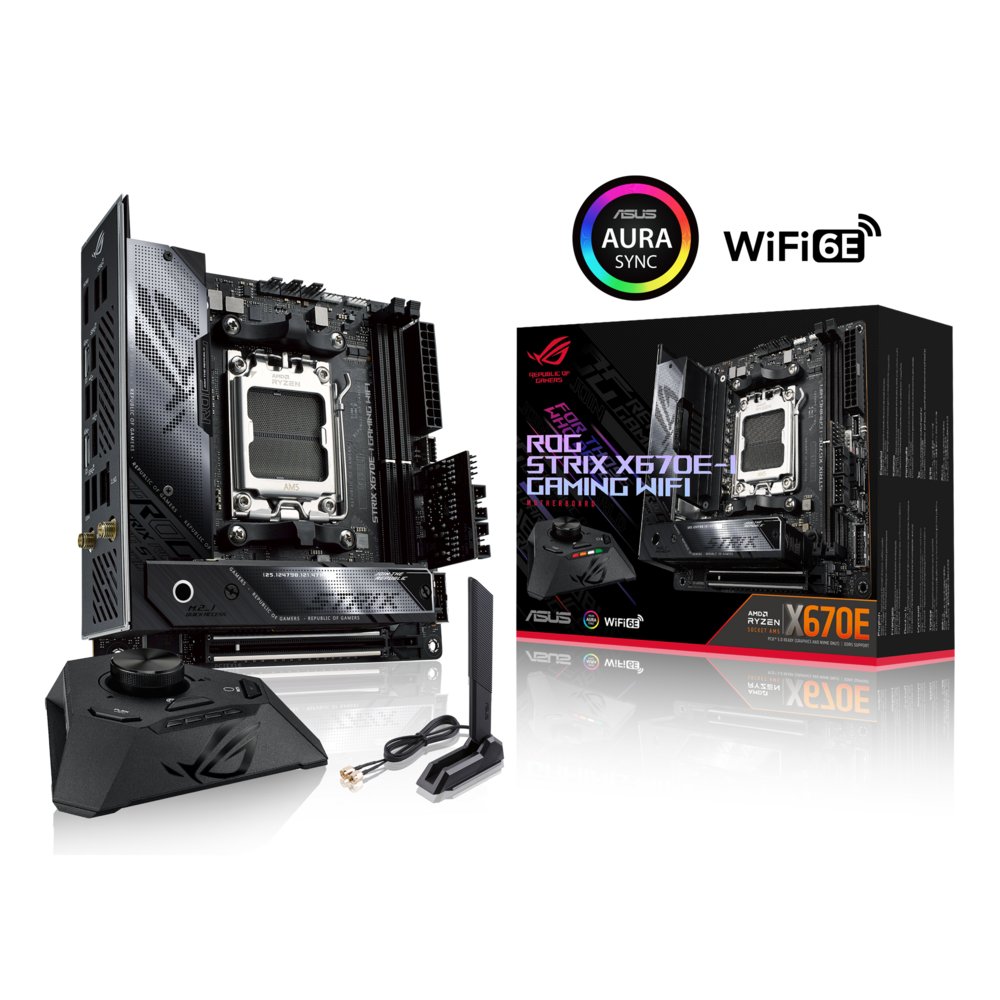 ASUS ROG STRIX X670E-I GAMING WIFI | Socket AM5 | AMD X670 | 2xDDR5 | Mini-ITX | Moederbord - Afbeelding 7