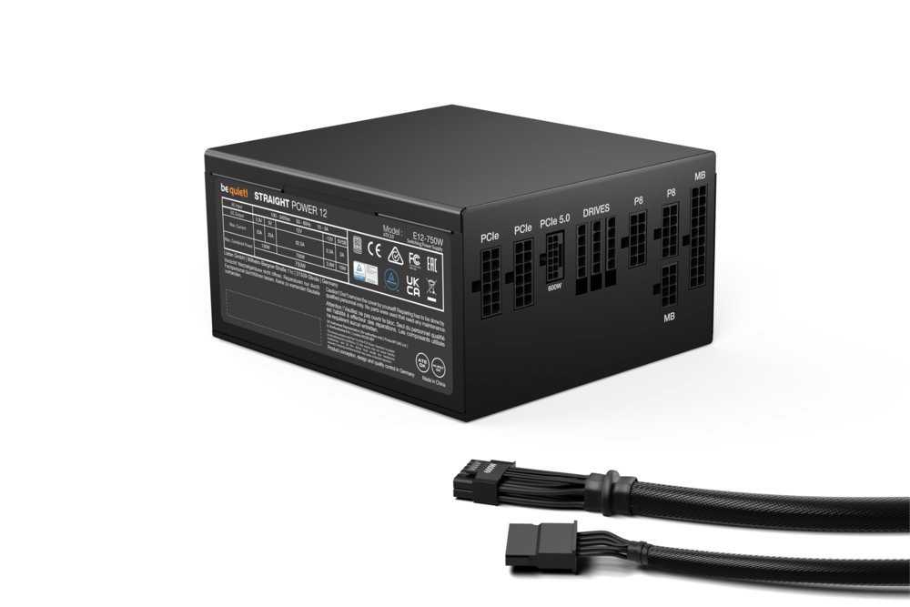 be quiet! Straight Power 12 | 750 Watt Platinum ATX 3.0 PSU | Modulair | Power Supply | Voeding - Afbeelding 3
