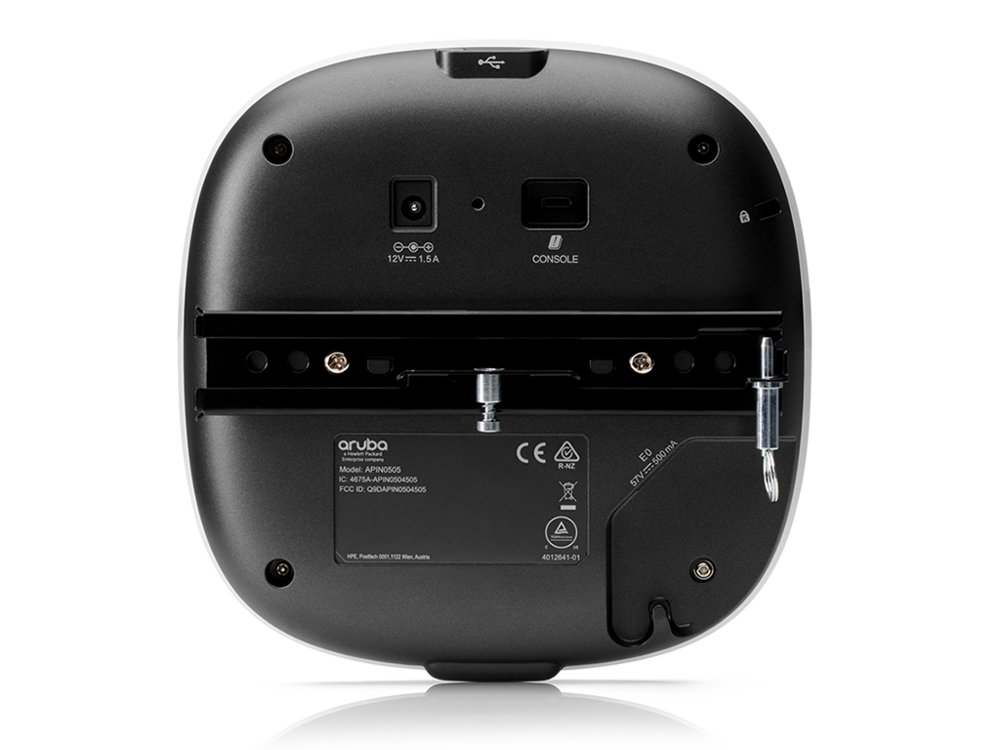 HPE Aruba AP‑505 (RW) | WiFi 6 Access Point | 1774 Mbit/s | PoE (802.3af/at) | Inclusief Montagebeugel - Afbeelding 3