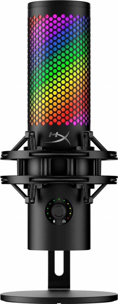 HyperX QuadCast S | USB Microfoon | RGB Verlichting | Tafelmicrofoon | Zwart
