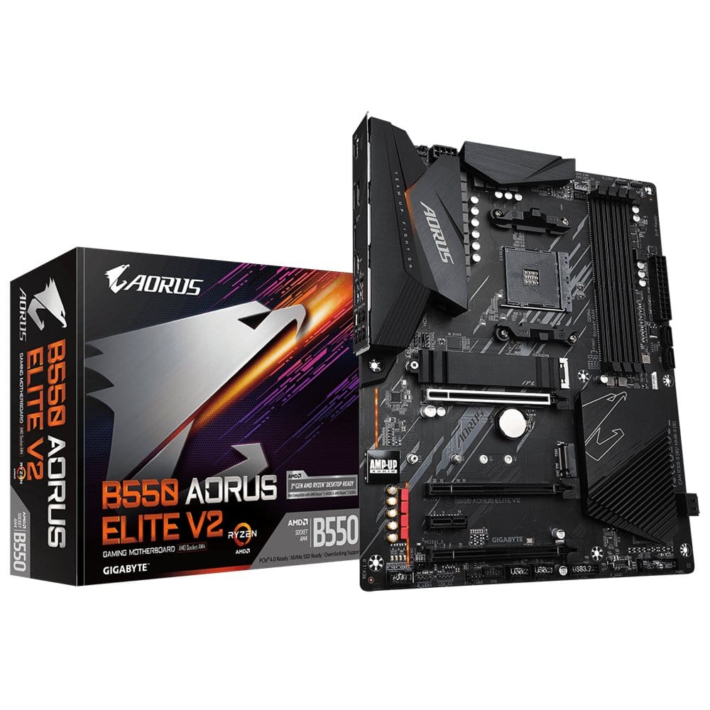 Gigabyte B550 AORUS ELITE V2 | Socket AM4 | AMD B550 | 4xDDR4 | ATX | Moederbord - Afbeelding 3