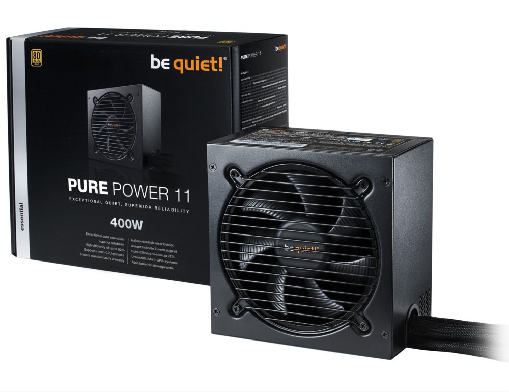 be quiet! Pure Power 11 | 400 Watt Gold ATX PSU | Power Supply | Voeding - Afbeelding 4