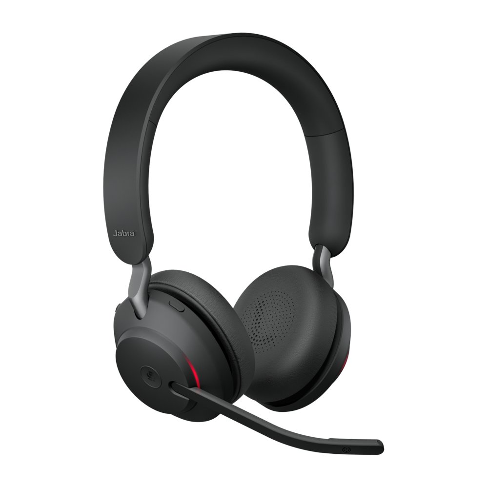 Jabra Evolve 65 | Draadloze On-Ear Headset | Bluetooth | Oplaadstation | Zwart - Afbeelding 5