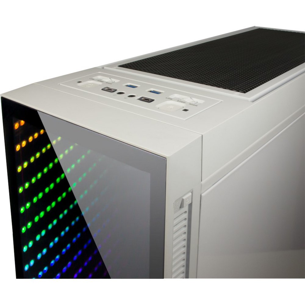 Inter-Tech X-908 Infini2 | Infinity Mirror | Tower Case | Wit - Afbeelding 10