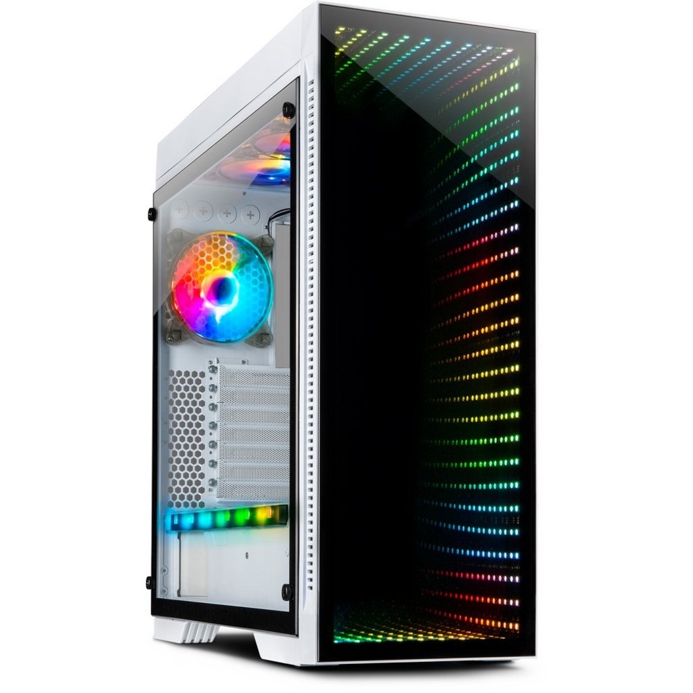 Inter-Tech X-908 Infini2 | Infinity Mirror | Tower Case | Wit - Afbeelding 2