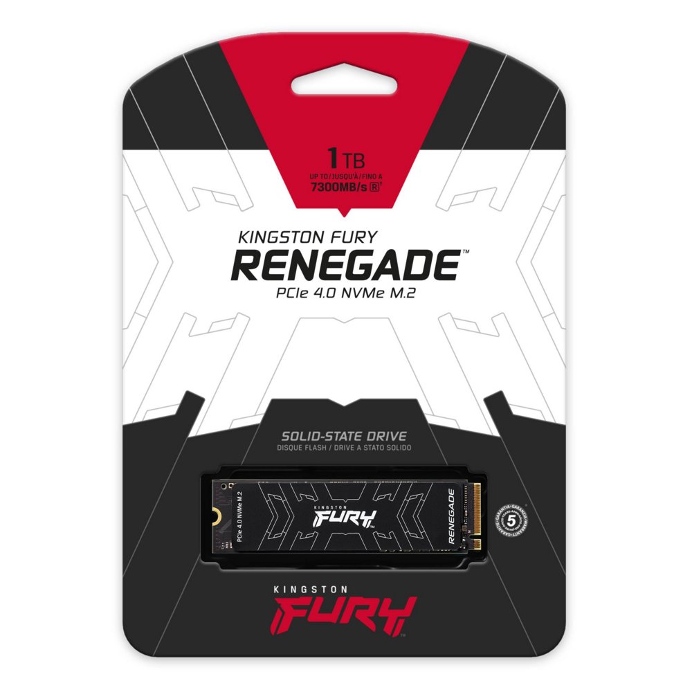 Kingston Fury Renegade | 1TB NVMe SSD | M.2 | Gen4 | 7.300MB/s Lezen | 6.000MB/s Schrijven - Afbeelding 4