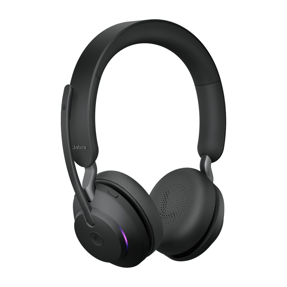 Jabra Evolve 65 | Draadloze On-Ear Headset | Bluetooth | Oplaadstation | Zwart - Afbeelding 4