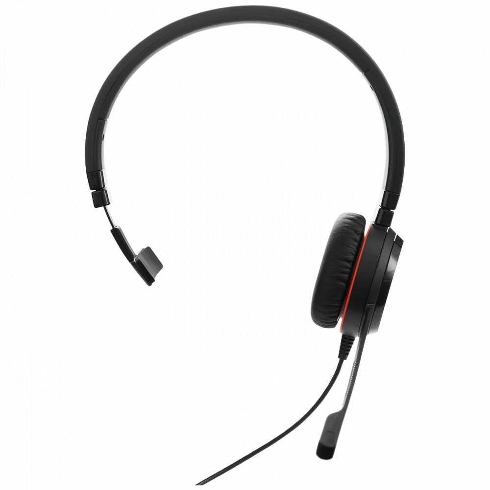 Jabra Evolve 20 UC | Mono Bedrade On-Ear Headset | Zwart - Afbeelding 2