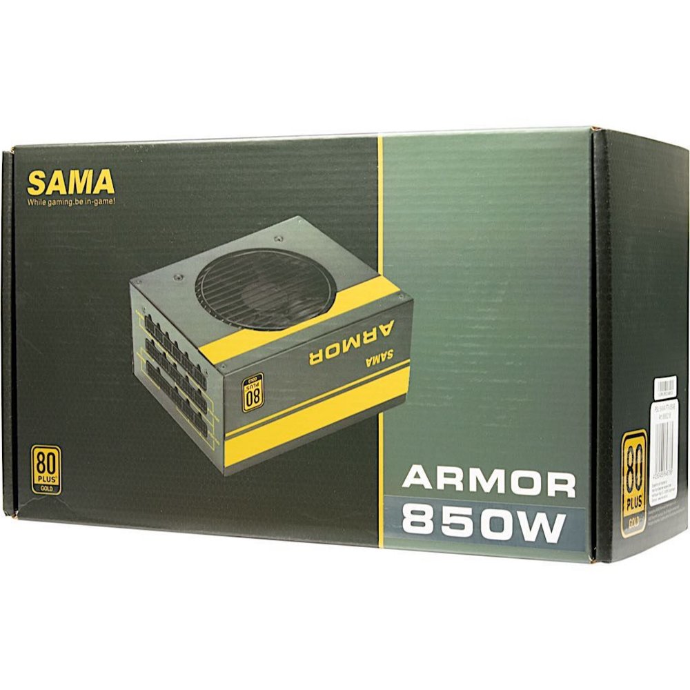 Inter-Tech SAMA FTX-850-B ARMOR | 850 Watt Gold ATX PSU | Modulair | Power Supply | Voeding - Afbeelding 6