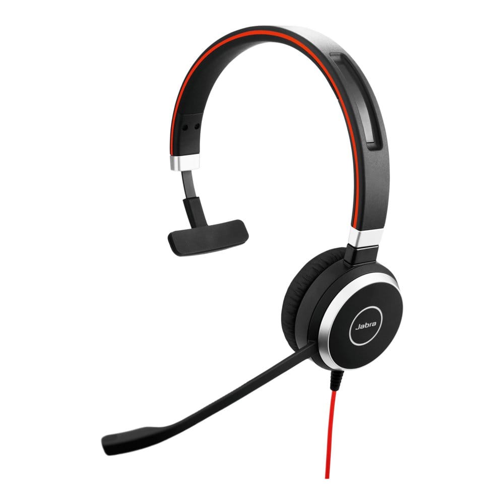 Jabra Evolve 40 MS | Mono Bedrade On-Ear Headset | Zwart - Afbeelding 2