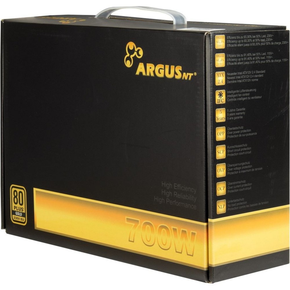 Inter-Tech Argus GPS-700 | 700 Watt Gold ATX PSU | Power Supply | Voeding - Afbeelding 6
