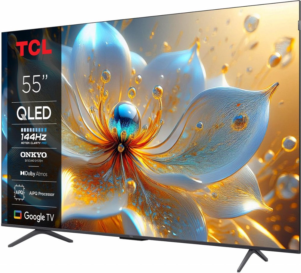 TCL 55T8C | 55" 4K Ultra HD QLED Smart TV | 120Hz | Google TV + Wifi | Dolby Vision & HDR10+ | HDMI 2.1 (2025) - Afbeelding 12