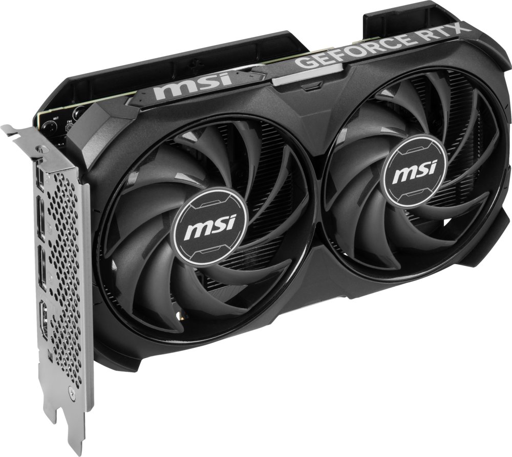 MSI GeForce RTX 4060 Ti VENTUS 2X BLACK OC | 8GB GDDR6 VRAM | Videokaart | GPU | Nvidia - Afbeelding 7