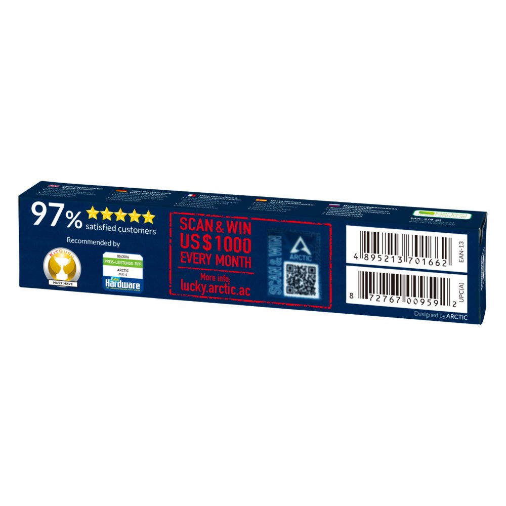 ARCTIC MX-4 Edition | Koelpasta | 8 Gram | Hoge thermische geleidbaarheid - Afbeelding 4