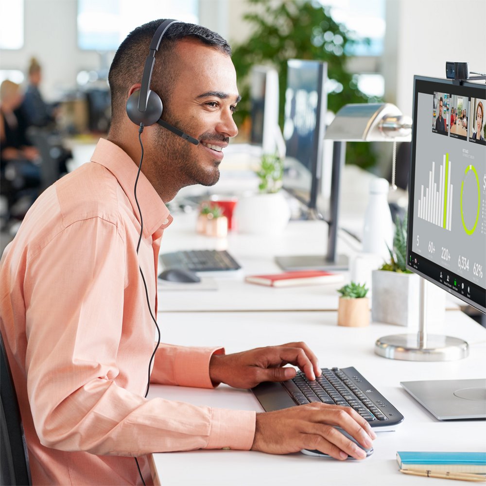 Logitech H340 | Bedrade On-Ear USB Headset | Zwart - Afbeelding 12