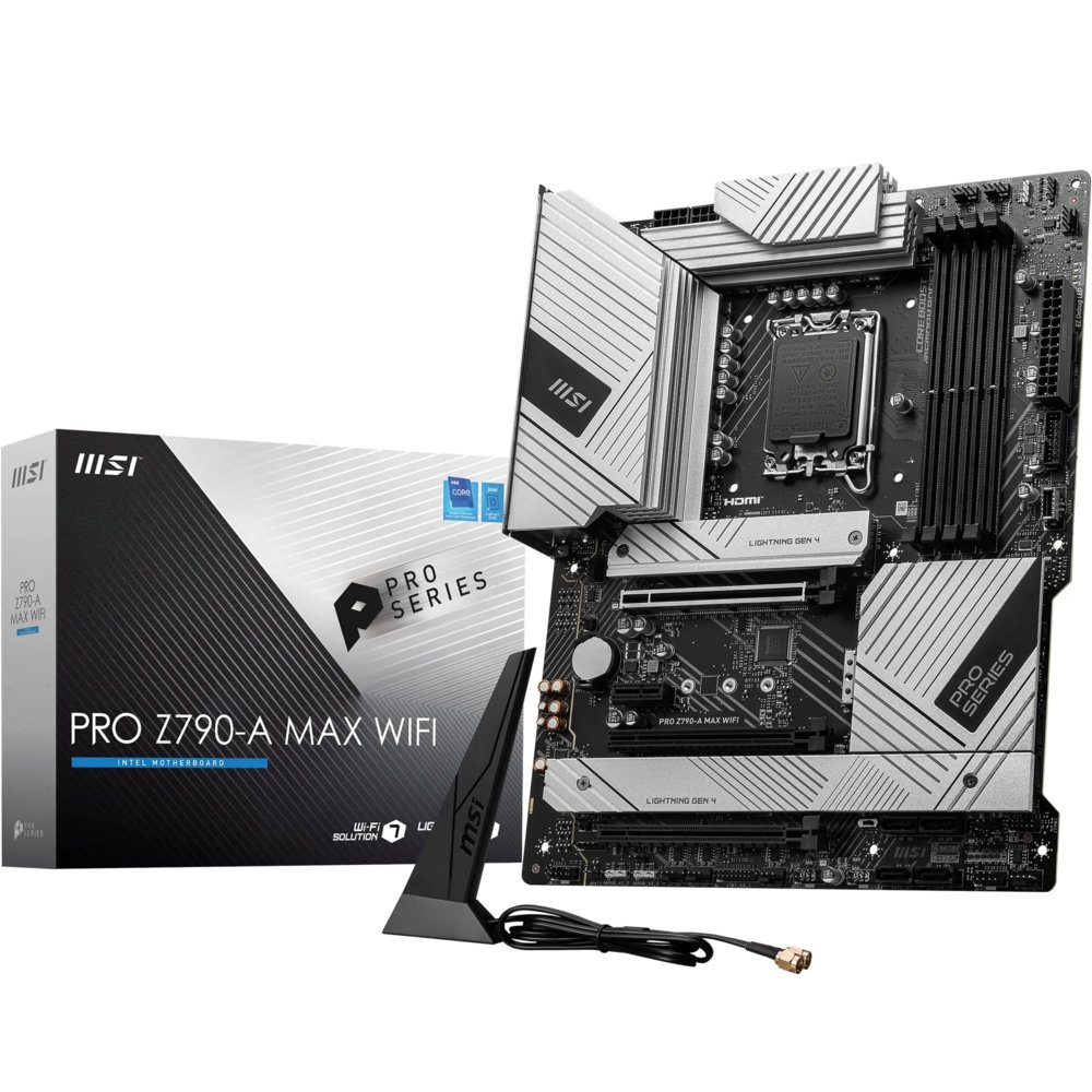 MSI PRO Z790-A MAX WIFI | Socket LGA 1700 | Intel Z790 | 4xDDR5 | ATX | Moederbord - Afbeelding 3