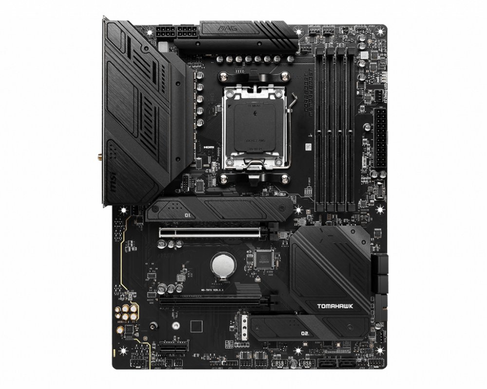 MSI MAG B650 Tomahawk WIFI | Socket LGA 1700 | AMD B650 | 4xDDR5 | ATX | Moederbord