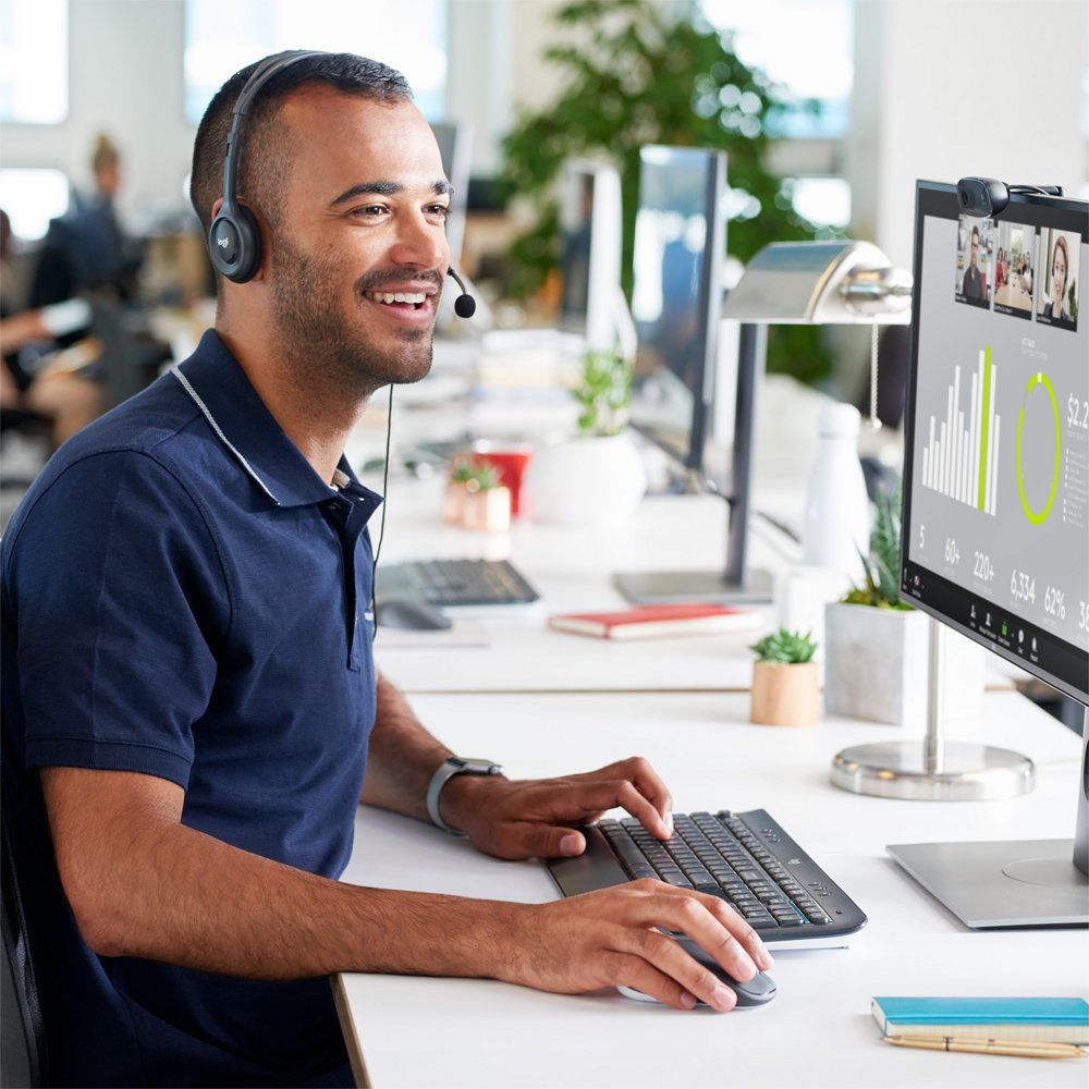 Logitech H111 | On-Ear Bedrade 3,5mm Koptelefoon met Microfoon | Grijs - Afbeelding 13