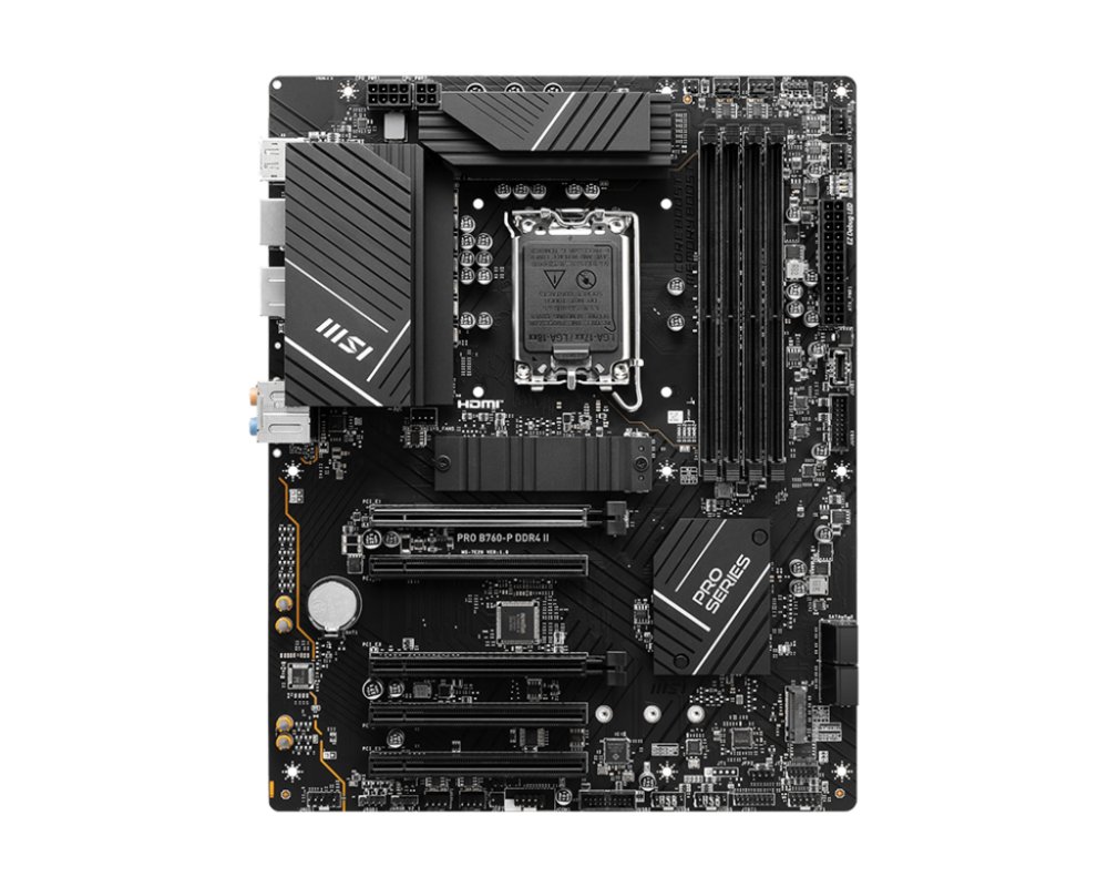 MSI PRO B760-P DDR4 II | Socket LGA 1700 | Intel B760 | 4xDDR4 | ATX | Moederbord - Afbeelding 3