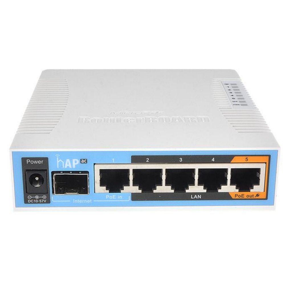 MikroTik hAP ac3 LTE6 Kit | WiFi 5 + 4G | 500 Mbit/s | Voedingsadapter inbegrepen