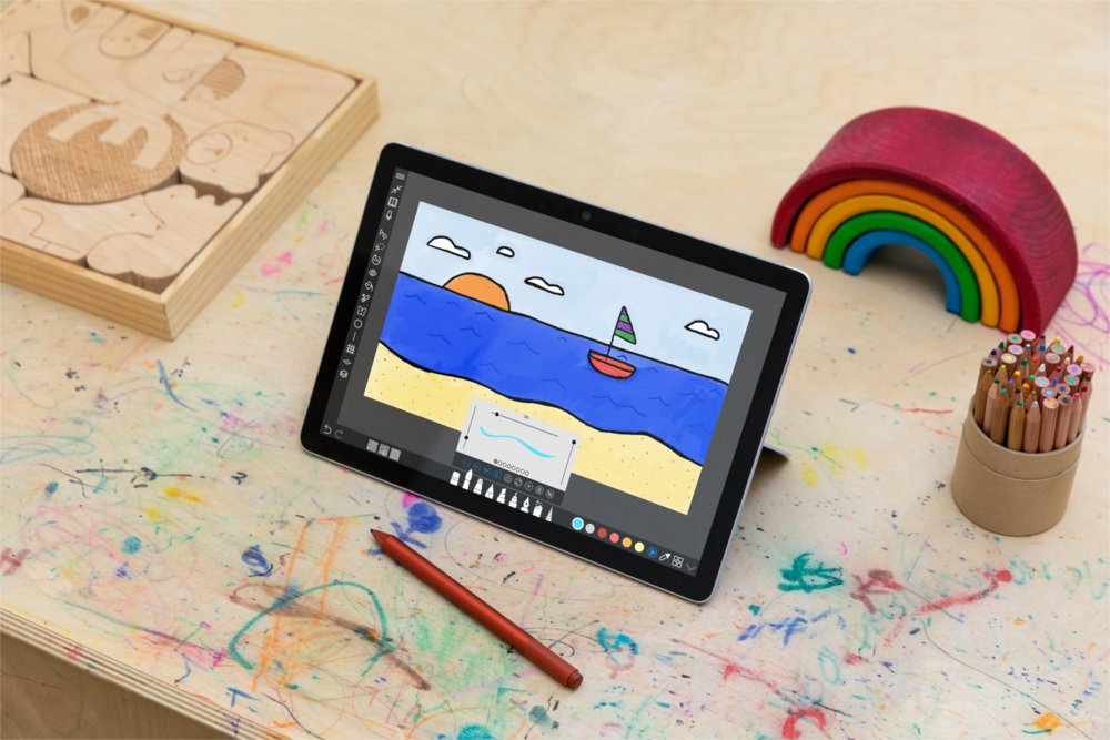Microsoft Surface Go 2 | 10.5" Touch (1920x1280) | Intel Pentium Gold 4425Y | 4GB RAM | 64GB eMMC | Windows 10 Professional | Zilver | OPEN BOX - Afbeelding 6