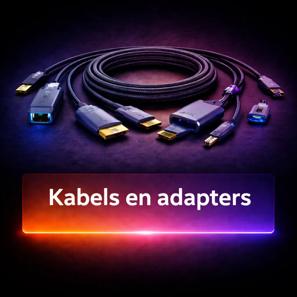 Kabels en adapters kopen – alle aansluitingen voor pc en netwerk