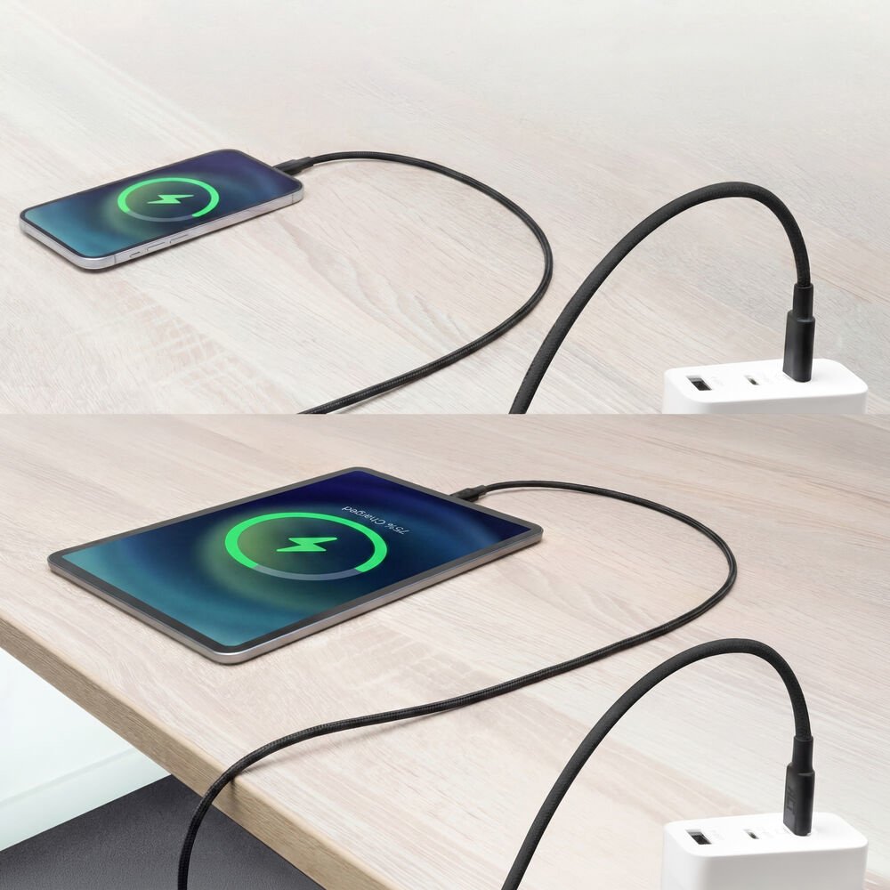 ACT AC3087 | USB 2.0 Kabel | USB-C naar USB-C | 240W | 480Mbps | Zwart | 2 Meter - Afbeelding 4