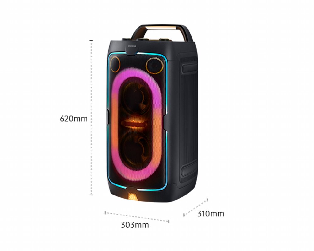 Samsung Sound Tower MX ST40F | Bluetooth Party Speaker | 160W | Tot 12 Uur Accuduur | IPX4 Spatwaterbestendig | Karaoke & Party Lights+ - Afbeelding 5